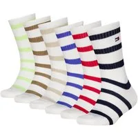 Tommy Hilfiger Socken TH KIDS SOCK 6P BRETON ECOM (6 Paar)