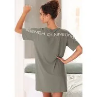 French Connection Nachthemd mit großem Logoprint auf dem Rücken