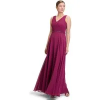 Vera Mont Abendkleid Damen mit Plissee Dekoelemente