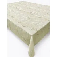OTTO home Tischdecke Raffon (Packung 1-tlg), Leinenoptik,Blattmotiv, Wohn - Esszimmer, halbtransparent/blickdicht