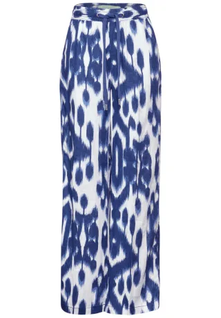 Street One - High Waist Hose blau - Gr. - 34/30