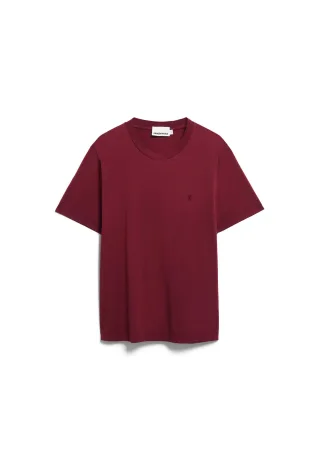 Armedangels - JAAMES T-SHIRT velvet red - Gr. - S