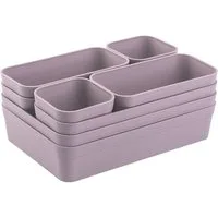 Engelland Schubladeneinsatz Schubladen-Organizer (Vorteils-Set, 8 St., individuelle Anordnung, passend für alle gängigen Schubladen), BPA-frei, spülmaschinengeeignet, gefrierschrankgeeignet