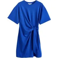 Next Shirtkleid Mini-T-Shirt-Kleid mit Bindegürtel (1-tlg)