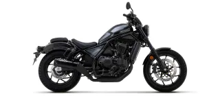 Sport Auspuff Arrow Rebel Dark für Honda CMX 1100 Rebel Bj.2021-2024 SC83 EURO5 eintragungsfrei