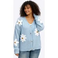 sheego by Joe Browns Strickjacke Strickjacke Langarm Feinstrick, Grobstrick