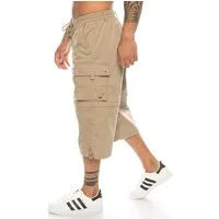 Kendindza Collection Cargobermudas Bermudas Herren Kurze Hose Herren 3/4 Hose Herren Cargo Taschen Abnehmbare Beine kurze Hose Herren Cargoshorts Herren Sommer
