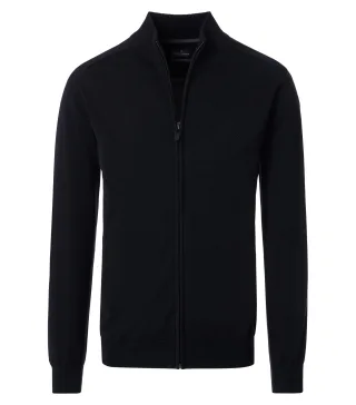 CASAMODA - Strickjacke uni 004450 schwarz - Gr. - XL