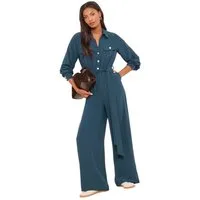 LIPSY Jumpsuit Lipsy Utility-Jumpsuit mit Gürtel, Regular (1-tlg)