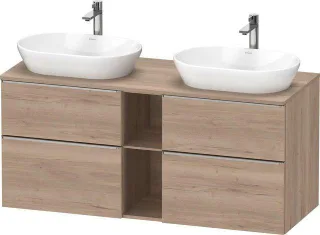 Duravit D-Neo Konsolen-Waschtischunterbau wandhängend 1400x550x664 Az 2 Ei mr Mt DE4970B70550000