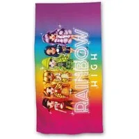 Rainbow High Strandtuch Strandtuch – 70x140 cm, 100% Polyester für den perfekten Strandtag