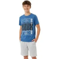 Xbox Pyjama Xbox Herren Pyjama kurz Blau Grau Schlafanzug Gamer Shorty (Kurze Schlafanzughose + T-Shirt) Herren kurzer Pyjama Hose + T-Shirt