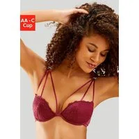 LASCANA Push-up-BH aus Spitze mit hübscher Bändchenoptik, sexy Dessous