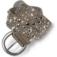 Caspar Nietengürtel GU248 Damen Breiter Gürtel Taillengürtel mit Nieten und Strass