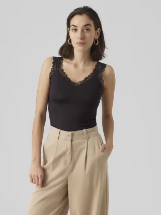 VERO MODA - Vero Moda 10287348-VMROSA_SL_ 177868/Black Black - Gr. - S