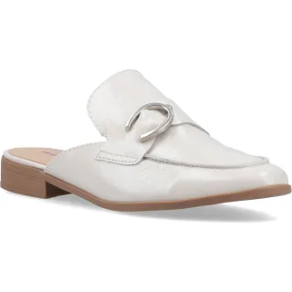 Hush Puppies Calla Leder Damen Ivory Pantoletten