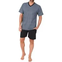 Normann Pyjama Normann Herren Schlafanzug kurzarm Shorty - auch in Übergrößen