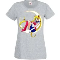 Youth Designz Print-Shirt Sailor Moon Damen T-Shirt Fun-Print Frauen Anime Manga mit modischem Aufdruck