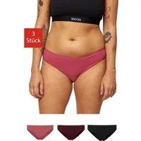 SNOCKS Slip Unterwäsche Damen Unterhosen (3-St) aus Bio-Baumwolle, passt wie eine zweite Haut