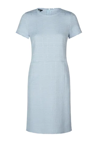 Marc Aurel - Kleid aus Sommer-Tweed light blue - Gr. - 34