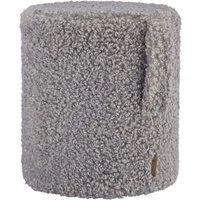 blomus Hocker -TEDDY- Sitzhocker, Kuschelhocker, Wohnzimmerhocker modern (1 Hocker), Flauschig weicher Bezug, Mit Trageschlaufe, zertifiziert