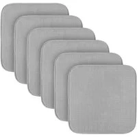 Bestlivings Stuhlkissen Struktur 38x38 cm, verschiedene Farben & Sets, Anti-Rutsch-Rückseite, angenehme Polsterung, für Indoor/Outdoor