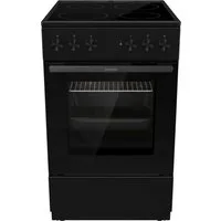 GORENJE Elektro-Standherd GEC5A20BG, mit 1-fach-Teleskopauszug, Aqua Clean, Black Design