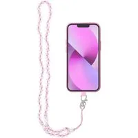 Smartphone-Tragegurt Anhänger Perlen kompatibel mit Smartphone / Kabellänge 74cm (37cm in einer Schlaufe) / für Hals - hellrosa