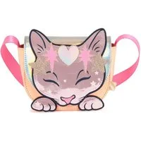 Billieblush Umhängetasche BILLIEBLUSH kleine Handtasche Katzen-Motiv mit Glitzer