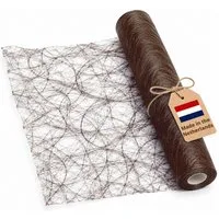 DecoHomeTextil Heimtextilmanufaktur Tischläufer Deco Netz Tischband Dekoration Dekor Breite 30cm Farbe+Länge wählbar