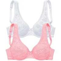 petite fleur by Lascana T-Shirt-BH (Packung, 2 Stück) mit Bügel im günstigen Doppelpack