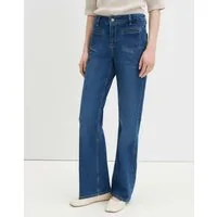 someday Bootcut-Jeans CARIE FRENCH aus Baumwollmix Mid Rise