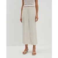 someday Culotte CELINO CROPPED Wide aus Viskose Leinen Mix