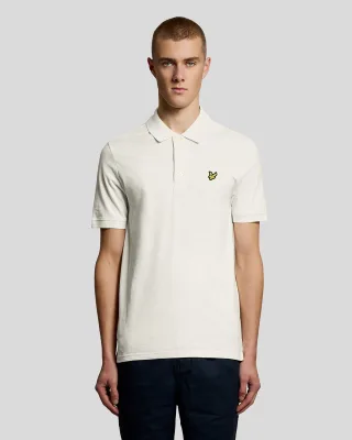 Feine Baumwoll-Slub Poloshirt