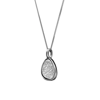 Orphelia 'Layla' Damenkette mit Anhänger aus 925er Sterlingsilber – Silber ZH-7489