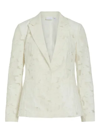 VILA - VIANVO L/S BLAZER/BFS Snow White - Gr. - 36