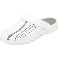 Abeba ABEBA Clog 7310, OB FO EA SRC, weiß, Gr. 41 Pantolette