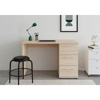 VOGL Möbelfabrik Schreibtisch Tobi, mit 3 Schubkästen, optional mit Tastaturauszug, Breite 115 cm
