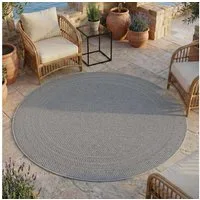 Ayyildiz Teppiche Outdoorteppich DESERT 1304, auch als Läufer und Rund erhältlich, rund, Höhe: 5 mm, In und Outdoor, pflegeleicht, Wohnzimmer, Aussenbereich