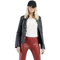 CBL Lederjacke MQ-43604 mit figurbetonter Passform