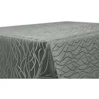 Beautex Tischdecke Damast Jacquard bügelfrei pflegeleicht Streifenmuster Tischwäsche (1-tlg), Mercerisiert, Hochwertiger Jacquard, Formstabil
