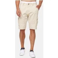 Indicode Cargoshorts Herren Monroe Cargo Cargo Shorts Herrenshorts mit 6 Taschen inkl. Gürtel