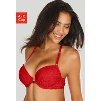 Vivance Push-up-BH mit Spitze in Leo-Optik mit Neckholder-Träger, Dessous
