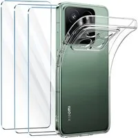 MSM Handyhülle Hülle + 3X Schutzglas für Xiaomi 14 Display Panzerfolie Full