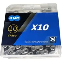 KMC Fahrradkette KMC X10 Kette 10-fach 122 Glieder Fahrradkette 1/2" x 11/128" 10 fach