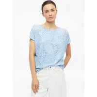s.Oliver Kurzarmshirt T-Shirt Fließendes T-Shirt mit überschnittenen Schultern