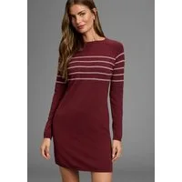 Laura Scott Strickkleid in figurnaher Form mit Zierstreifen