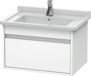 Duravit Ketho Waschtischunterbau wandhängend Weiß Matt 650x455x410 mm - KT666301818 KT666301818