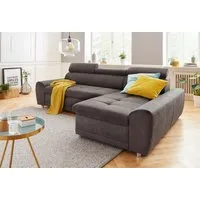 sit&more Ecksofa Riva L-Form, inklusive Kopteilverstellung, wahlweise mit Bettfunktion