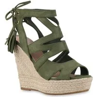 VAN HILL 814638 Keilsandalette Schuhe